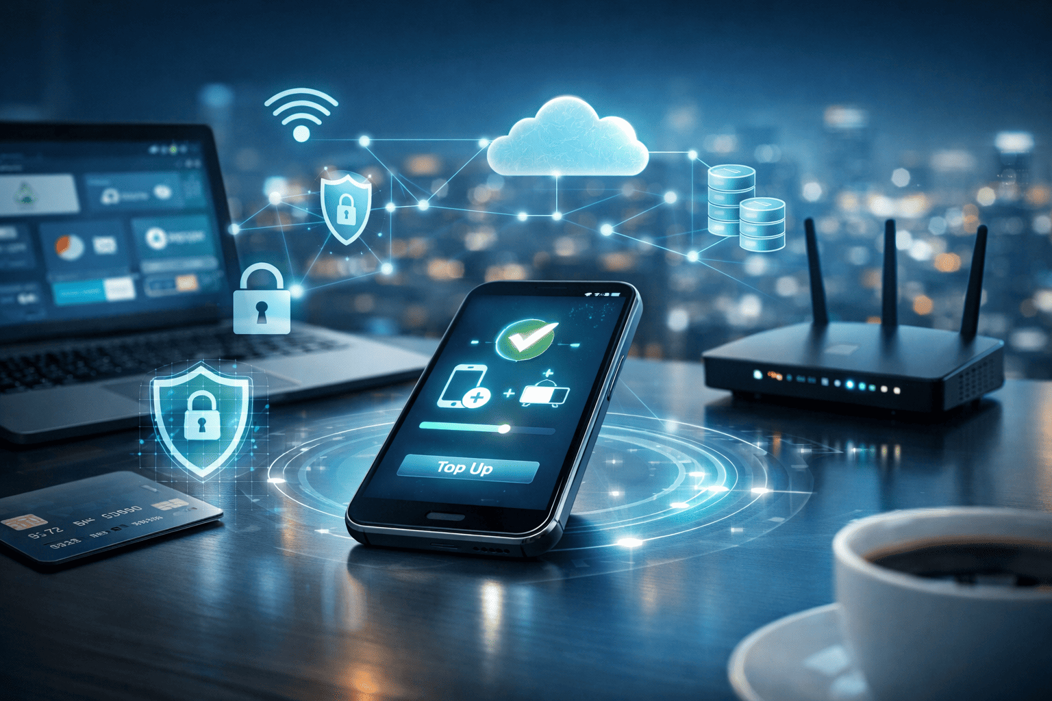 تعبئة رصيد لأحبائك: سهولة وأمان